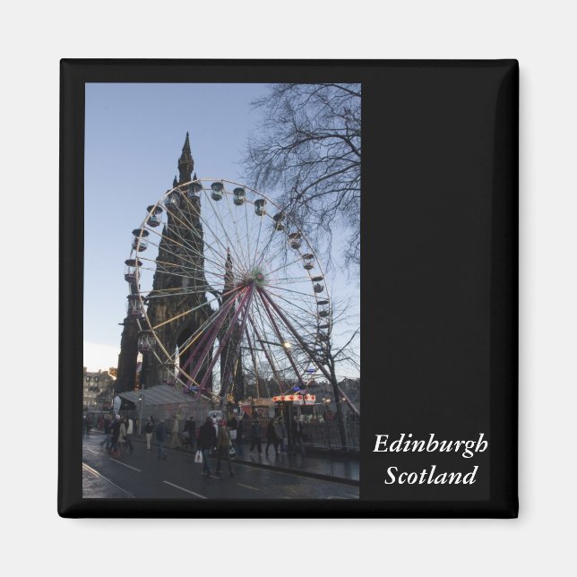 Edinburgh, Skottland Magnet (Framsidan)