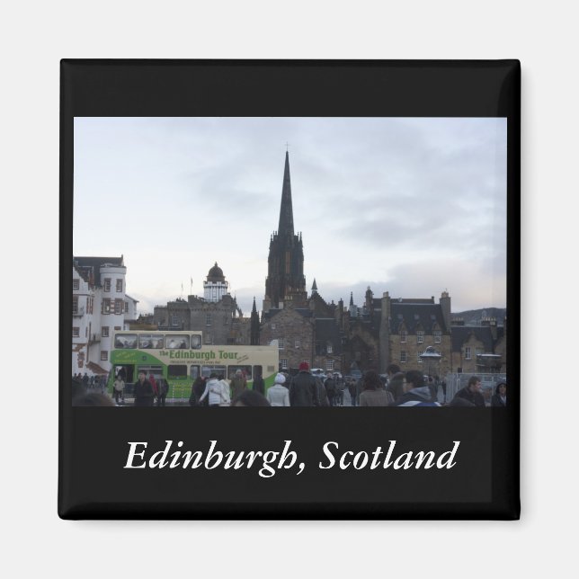 Edinburgh, Skottland Magnet (Framsidan)