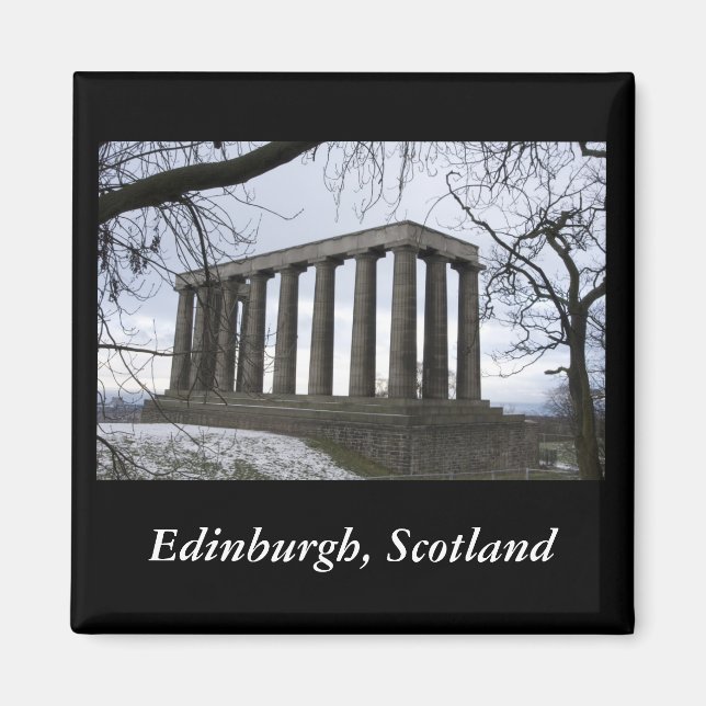 Edinburgh, Skottland Magnet (Framsidan)