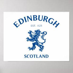 EDINBURGH Skottland Poster