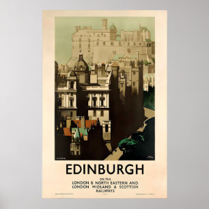 Edinburgh Skottland Skotte Keltisk St Andrews Stor Poster