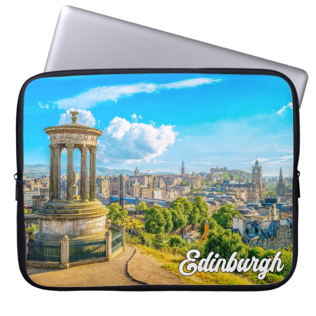 Edinburgh, Skottland, Storbritannien Laptop Fodral (Framsidan)