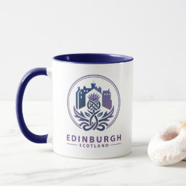 Edinburgh Skottland Storbritannien Mugg