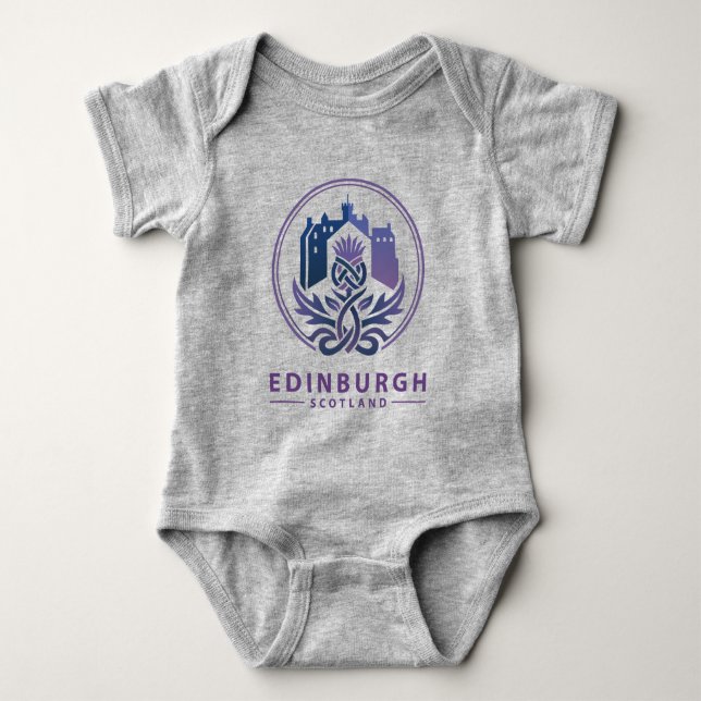 Edinburgh Skottland Storbritannien T Shirt (Framsida)