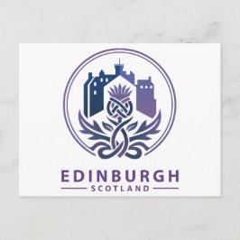 Edinburgh Skottland Storbritannien Vykort