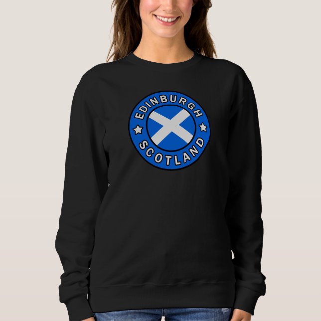 Edinburgh Skottland T Shirt (Framsida)