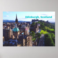 Edinburgh, Skottland, vackert historiskt Byggnad