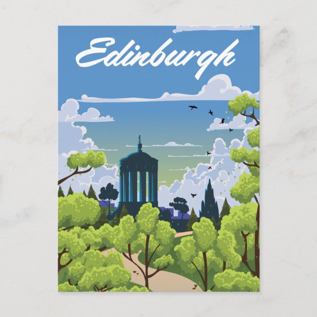 Edinburgh Skottland Vykort (Framsida)