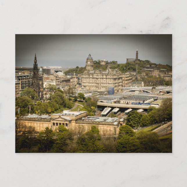 Edinburgh Skottland Vykort (Framsida)