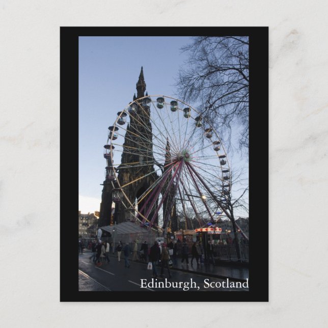 Edinburgh, Skottland Vykort (Framsida)