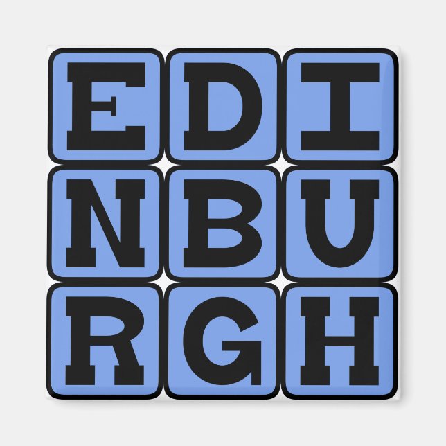 Edinburgh, Skottlands huvudstad Magnet (Framsidan)