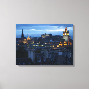 Edinburgh Skyline Canvastryck