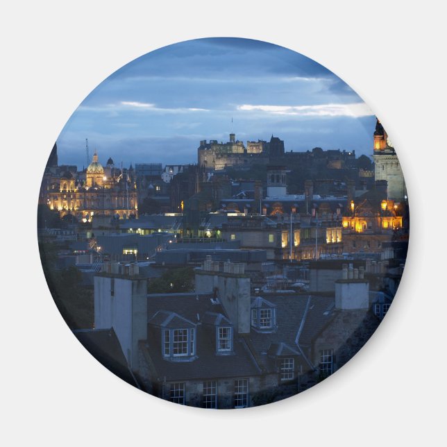 Edinburgh Skyline Magnet (Framsidan)