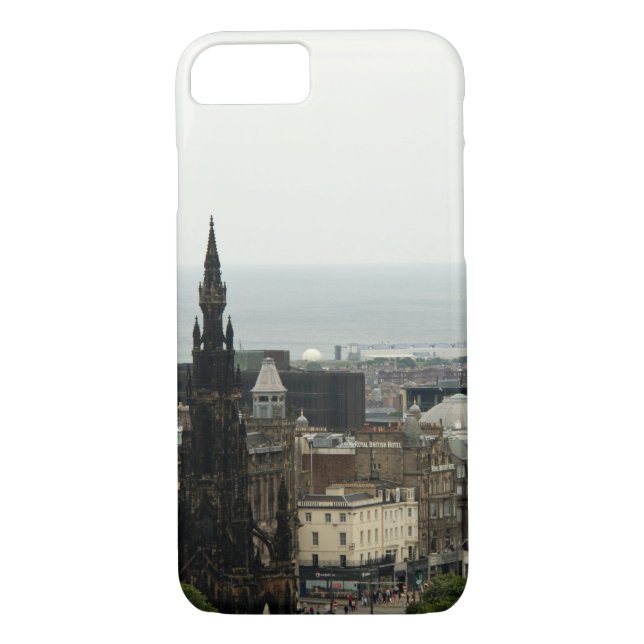 Edinburgh Skyline Scott Monument Case-Mate iPhone Skal (Baksida)