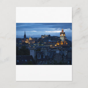 Edinburgh Skyline Vykort