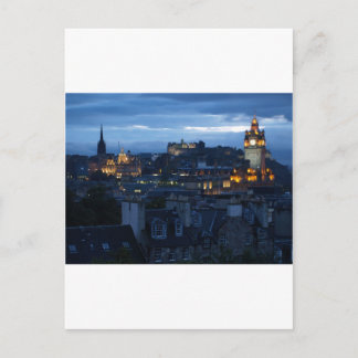 Edinburgh Skyline Vykort