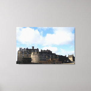 Edinburgh slott i Skottland Canvastryck