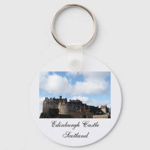 Edinburgh slott i Skottland Nyckelring