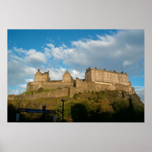 Edinburgh slott poster