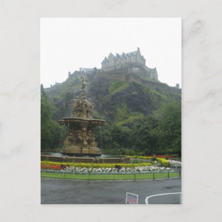 Edinburgh slott vykort