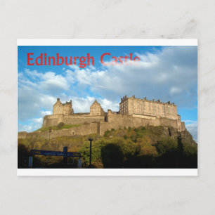 Edinburgh slottvykort vykort
