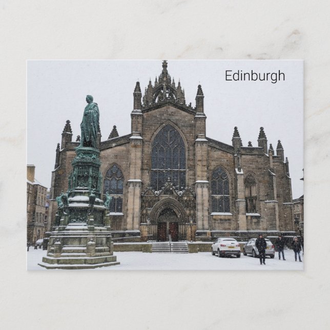 Edinburgh St Giles-katedralen Vykort (Framsida)