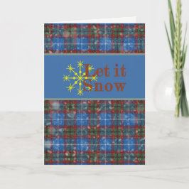 Edinburgh Tartan Helgdag Card Helgkort