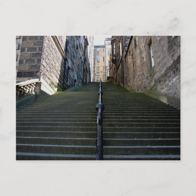 Edinburgh Trappor vykort (Framsida)