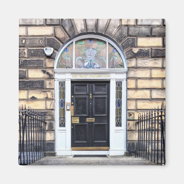 Edinburgh Trout Anglers' Klubb Door Magnet (Framsidan)