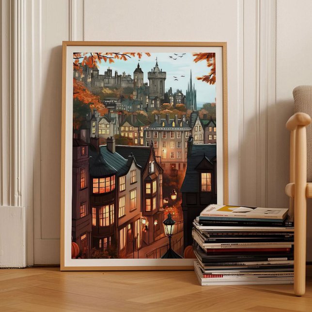 Edinburgh Tryck Edinburgh Illustration Skottland (Skapare uppladdad)