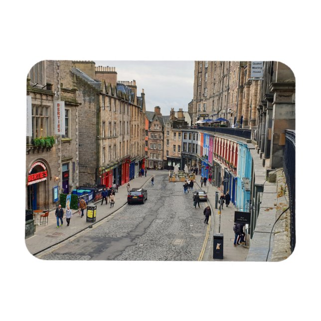 Edinburgh - Victoria Street Magnet (Horisontell)