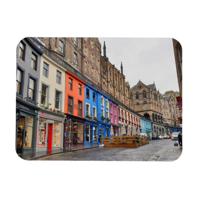 Edinburgh - Victoria Street Magnet (Horisontell)
