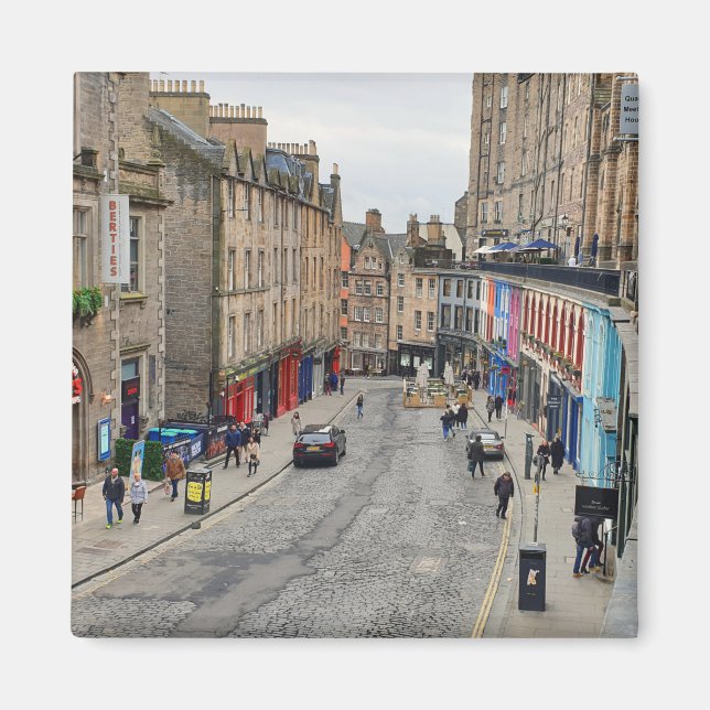 Edinburgh - Victoria Street Magnet (Framsidan)