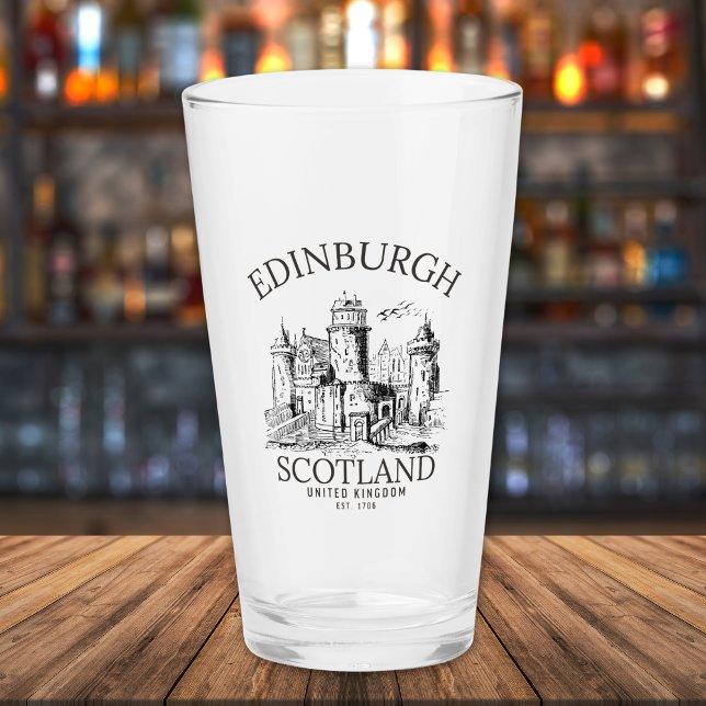 Edinburgh | Vintage United Kingdom Souvenir Glaskopp (Skapare uppladdad)