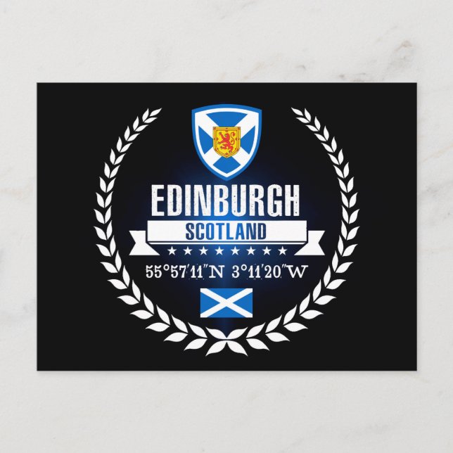 Edinburgh Vykort (Framsida)
