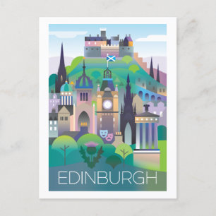 Edinburgh-vykort Vykort