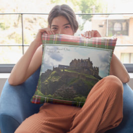 Edinburghs Castle Backe Stuart Klan Dekorativ kudd Kudde