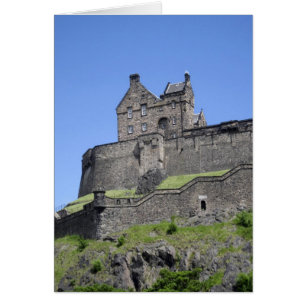 Edinburghs slott, Edinburgh, Skottland, Hälsningskort