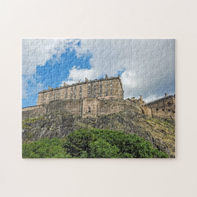 Edinburghs slott. pussel (Horisontell)