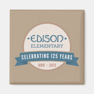 Edison 125. årsdagmagnet magnet
