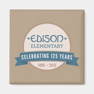 Edison 125-årsjubileum magnet
