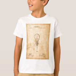 Edison Bulb Patent Tee Shirt