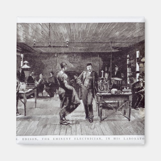 Edison , den framstående elektrikern magnet (Framsidan)