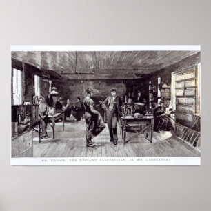 Edison , den framstående elektrikern poster