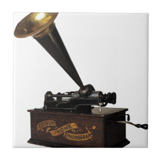 Edison hem- Phonograph Kakelplatta