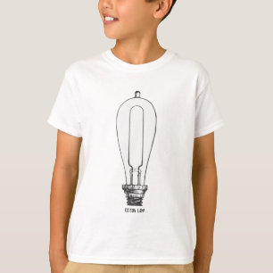 Edison lampa t shirt