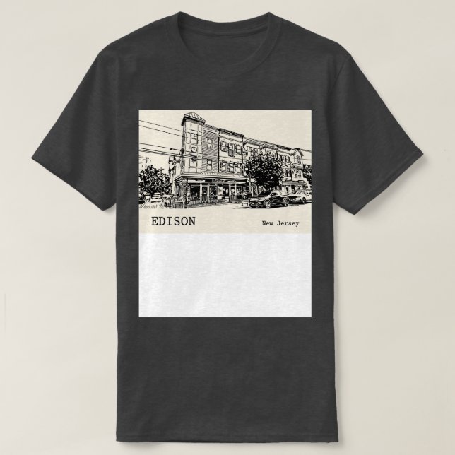 Edison New jersey 2 T Shirt (Design framsida)