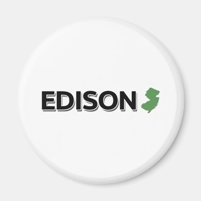 Edison, New jersey Magnet (Framsidan)