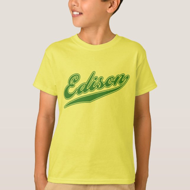 Edison Script Tee Shirt (Framsida)