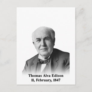Edison vykort